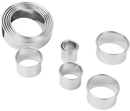 Stainless Steel Baking Ring Set, Cookie Cutter Pastry Cutter, Cookie Cutter