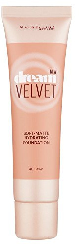 2 x Maybelline New York Dream Velvet Soft Matte Foundation 30ml - 40 Fawn