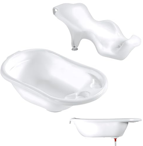 Baignoire pour nouveau-né XL + transat ergonomique antidérapant CoolDreams