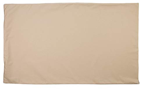 Funda interior para almohada y cojín, percal bio, 40x60cm, con cierre de cremallera. Para rellenar un cojín si mismo. (funda vacía)