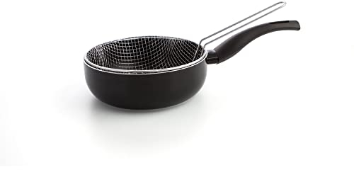 Quid Hydra Sartén Honda De Aluminio Estampado 20x7,2cm Negro