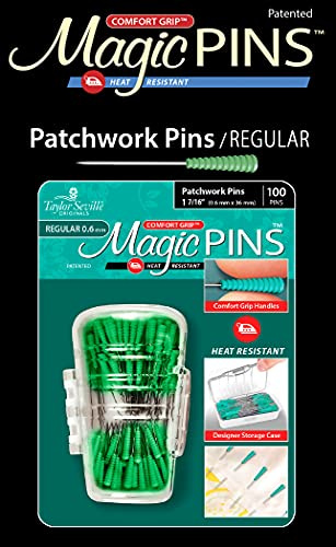Taylor Seville Originals - Taylor Seville Originals Komfort Griff Hitze Beständig Regulär (0.6 x 36mm) Patchwork Magic Pins - 100 Stücke