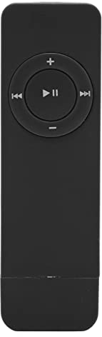 Goshyda Lettore MP3, Scheda di Memoria 64G Massimo 180 mAh Batteria Senza Perdita di Suono Decodificato Mini Lettore Musicale Tascabile per Studenti Che Corrono in Viaggio(Nero)