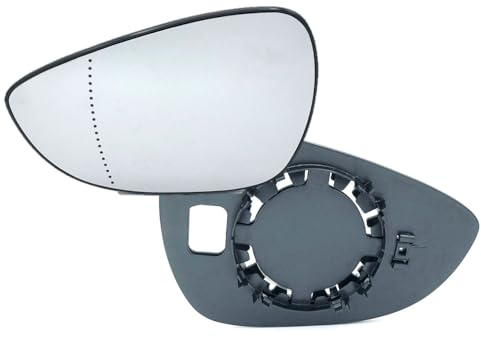 HZ-DESIGN Spiegelglas für Außenspiegel Glas Links kompatibel mit B-MAX kompatibel mit Fiesta VI