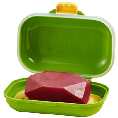 Portasapone da viaggio | Porta sapone da viaggio sigillato – Contenitore per sapone prova di perdite con coperchio per doccia, vacanze, palestra, scuola, campeggio, all'aperto