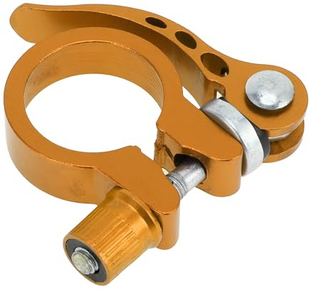 Motoforti Universal Bike Bicycle Seat Post Clamp Seatpost Collar Quick Release Aluminum Alloy