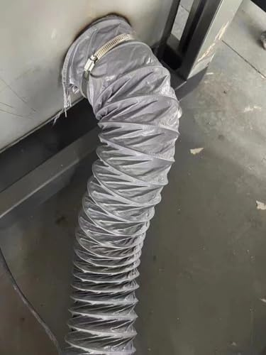 Tumble Dryer Vent Hose Insulated 4 Inch Vent Hose for Bathroom Exhaust Fan, Industrial Exhaust Hose/Air Ducting - 50 40 35 30 20 16 14 12 10 8 6 4 3 Foot Long for Auto Shop/Tumble Dryer(L-19ft/5.8m)