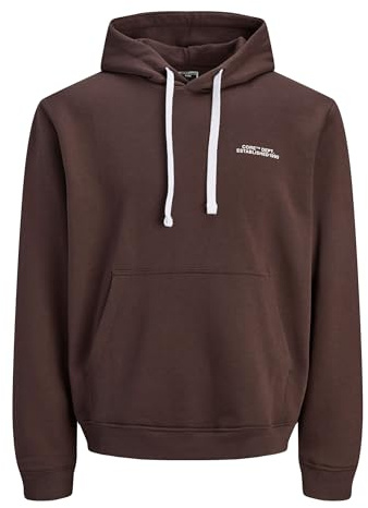 JACK & JONES Jcocover Graphic Hood Pls Jcocover Graphic Hood Pls Uomo (Pacco da 1)