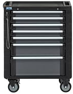 Küpper Werkzeugwagen, 7 Schubladen, zentral abschließbar, 210 kg Traglast, 1 feststellbare Rolle (Anthrazit)