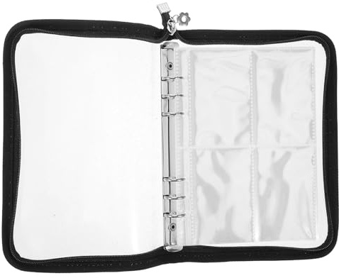 Gatuida Álbum De Almacenamiento Con Cremallera Páginas Para Álbumes De Fotos De Anillas Carpeta De Tarjetas Fotográficas Organizar Recuerdos De Viaje Miniálbumes Brillantes