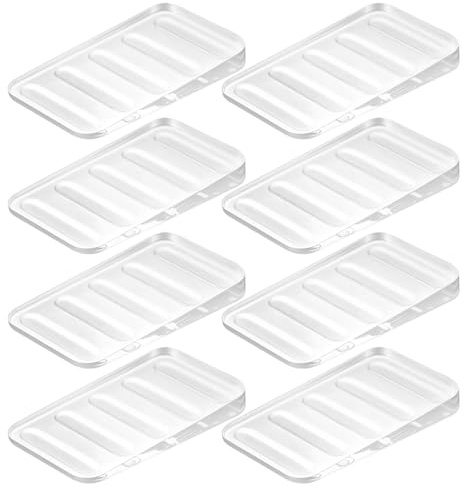 Zhujiehigh 8 Stück Multifunktionskeile, rutschfest | Rutschfeste Gummi-Kunststoff-Keile, als Türstopper, Unterlegkeile für Möbel, Ausgleichskeile zum Nivellieren von Toiletten.