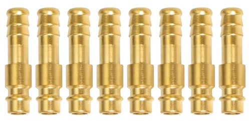 Dagran 8Pcs Raccord Air Comprimé 1/4 BSPP Rapide Raccords Compresseur | laiton Accessoires Pneumatique Embout Kit pour Raccord Tuyau Air Système de Raccordement Pneumatique Industriel Système à gaz
