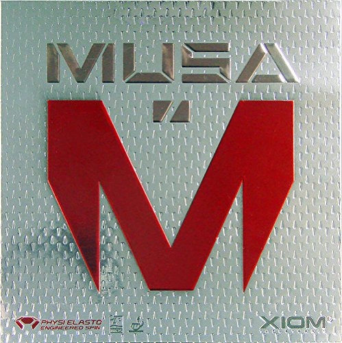 XIOM Musa Bordtennis Gummi Svart 2.0mm
