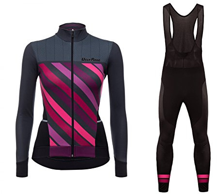 UGLY FROG Fahrradbekleidung Set Langarmtrikot Hose Thermo Winter Anti-kalt Frauen Langarm Radfahren Jersey Set Mountain Biking Anzug Kleidung Kompression Hosen
