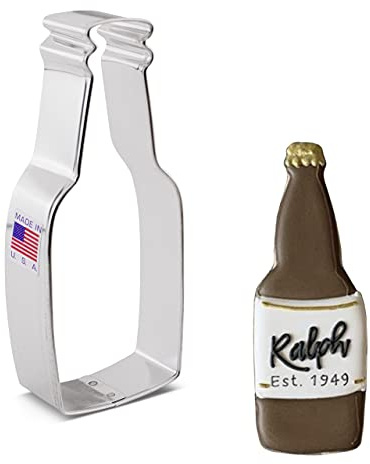 Ann Clark Beer Soda Bottle Cookie Cutter, 4-1/2 Made in USA