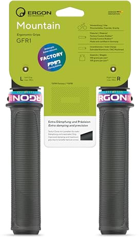 Ergon – GFR1 Fahrradgriff | MTB Gravity, Freeride | 2 Compounds | Unisex