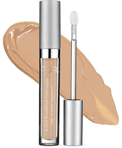 PÜR MINERALS 4-in-1 Sculpting Concealer for Women - Conceals, Brightens, Plumps & Corrects - Hydrating & Moisturizing Makeup Concealer with Medium to Full Coverage for Dark Circles - , MG5