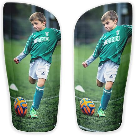 Red Snapper Foto-Schienbeinschoner – Personalisiert für Kinder und Erwachsene – Erstellen Sie Ihr eigenes Design – Langlebig und leicht – Schaumstoffrückseite – Perfekt für Fußballfans