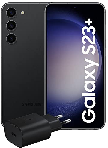 Samsung Galaxy S23+, Caricatore incluso, Smartphone Android, Display 6.6'' Dynamic AMOLED 2X, Fotocamera 50MP, RAM 8GB, 512 GB, 4.700 mAh, Phantom Black [Versione italiana]