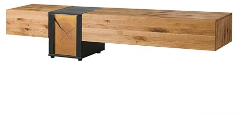 MASSIVMOEBEL24.DE | KITZBÜHEL Lowboard Wildeiche Natur geölt/lackiert - Verschiedene Größen, Farbe:Natur geölt/lackiert, Größe:220x52x52 cm (BxTxH)