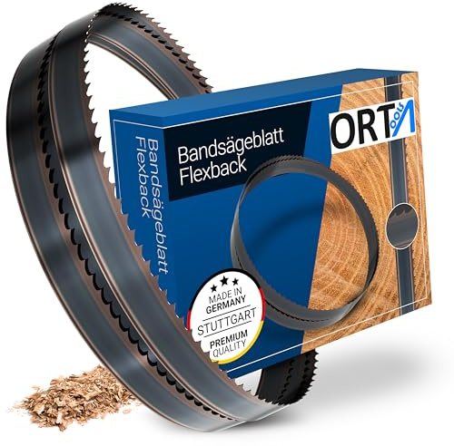 2225 x 19 x 0,65 x 4 ZpZ Flexback Bandsägeblatt Metabo BAS 380, Bandsägeblätter Sägeblätter Sägeblatt für Hart/Weich-Holz, NE-Metalle, Kunststoff
