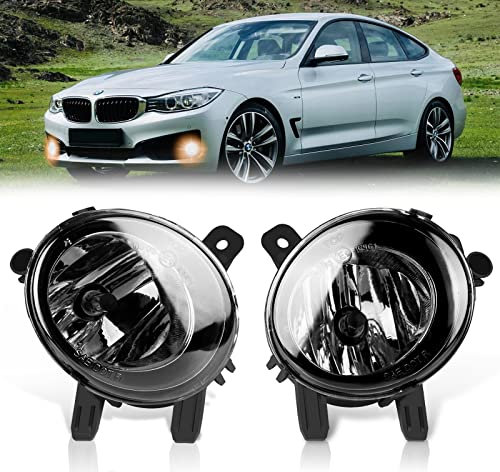 AutoBeeDen Nebelscheinwerfer für BMW (F20 F21 F22 F23 F30 F31 F32 F33 F34 F36 F45 F46, Active Gran Tourer Turismo Coupe) 1er 2er 3er 4er, 11/2010-02/2017 (Schwarz)