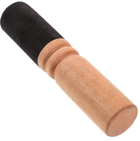 Tibetischer Buddha Klangschalenstab, Schwarz, Handlich | Leicht Tragbar, Glatte Oberfläche, Schlichtes Design, für Spirituelle Geschenke und Entspannung