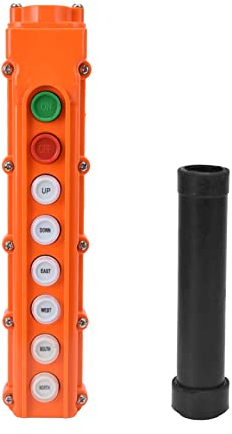 Interruptor De Elevación Remota Para Grúa, Controlador De Caja De Pulsadores, Interruptor De Control De Coche A Prueba De Lluvia, Caja De Pulsadores De Mano Para Polipasto De Grúa, 220V/500V COB-63A