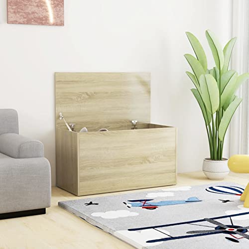 Vopese Aufbewahrungstruhe Sonoma-Eiche 84x42x46 cm Holzwerkstoff Model803059