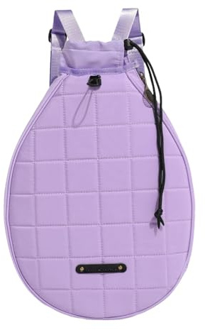 rockible Tennis-Rucksack, Tennisschläger-Hülle, Tennis-Umhängetasche, Tennisschläger-Tasche, LILA