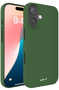 Mous for iPhone 16 Case Slim MagSafe Compatible - Super Thin - Forrest Green