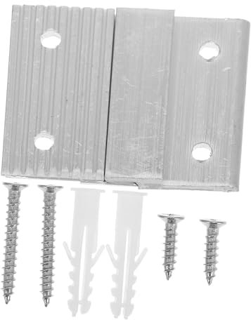 Uonlytech Z-clip-wandmontageset Für Spiegel Und Whiteboards Aus Aluminium Gefertigt Mit Included Hardware Für Einfache Installation Sorgt Für Stabile Und Sichere Aufhängung Von Bildern Und a