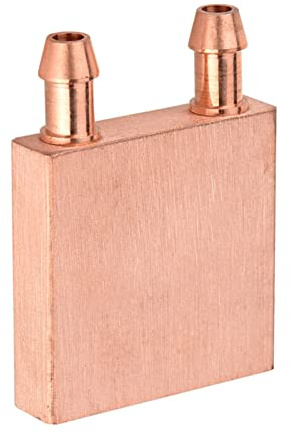 Bloc de Refroidissement à Eau en Cuivre, Semi-conducteur Thermique, 40x40x10mm, pour GPU, Graphiques, Tête CPU