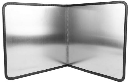 HWGING Paraschizzi pieghevole in acciaio inox 304, 2 lati, antiaderente, per fornello a olio, paraspruzzi da (30 x 30 x 30 cm)