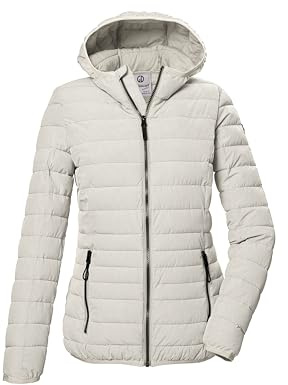G.I.G.A. DX Mujer Chaqueta acolchada/chaqueta de transición con capucha GS 65 WMN QLTD JCKT, stein, 42, 43050-000