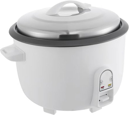 Arrocera de 13 L, 1900 W, arrocera grande comercial, multifunción con vaporizador, conservación automática del calor, el revestimiento antiadherente es fácil de limpiar