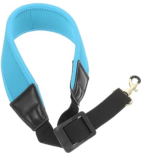GOOHOCHY Saxophongurt Sicherer Schutz und Bequem Verstellbarer aus Strapazierfähigem Nylon und Baumwolle im Saxophonetui für Outdoor Auftritte oder Transport