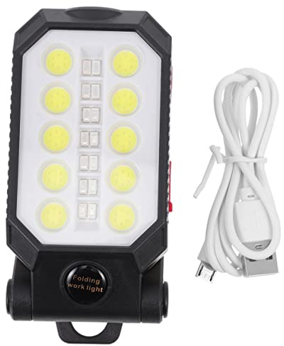SHINEOFI Luz De Trabajo Flexible Carga Usb Lámpara De Trabajo Led Para Exteriores Luz De Camping Recargable Para Taller y Reparaciones Nocturnas