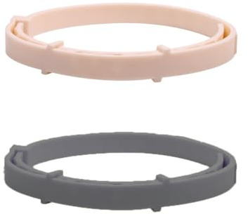 GJKLO 2 Pieza Collar Antiparasitario Perros, Collar antipulgas perros, 63 x 1,5 cm, ajustable, contiene aceites esenciales naturales, Elimina Pulgas, Garrapatas, Piojos (Gris, Blanco)
