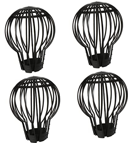 Tofficu 4pcs Rooftop Drain Filter Strainers Blocking Plastic Mesh Covers for Floor Sink Balcony Garden Leaves Debris Prevention