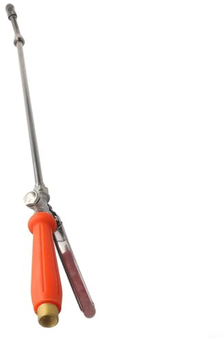 Durashmall Gartensprüher aus Edelstahl und Messing, 111,8 cm, mit verstellbaren Längen 33 cm, 73 cm und 111,8 cm und Düse für sanften Nebel oder starken Strahl für 7,6 cm und 3,5 cm große Hos