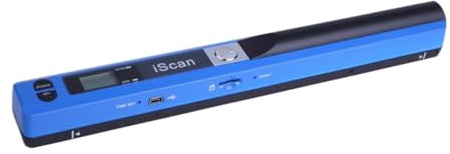 IScan Handscanner A4-Dokumente, schneller HD-Scan mit 900 DPI, kabelloser USB-Anschluss for Arbeit, Studium, Fotos, Belege, Scannen von JPG/PDF, Word/Excel(Output 0-5V)