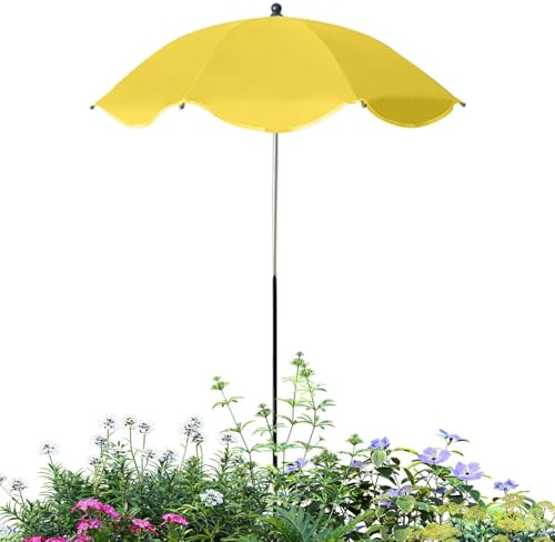 Generisch Ombrellone per piante, protezione solare UPF50+, rete ombreggiante da 60 cm, per terrazza, cortile, balcone, ingresso, prato, serra, aiuola