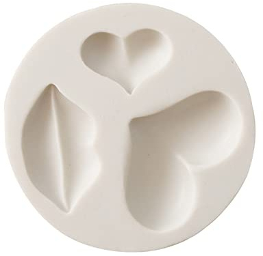 Tsophreniq Lips Kiss Heart Collection Silicone Mold for Clay Cake Chocolate Cupcake Handcraft Decoration Resistance Lips Silicone Mold for Resin Baking Candles