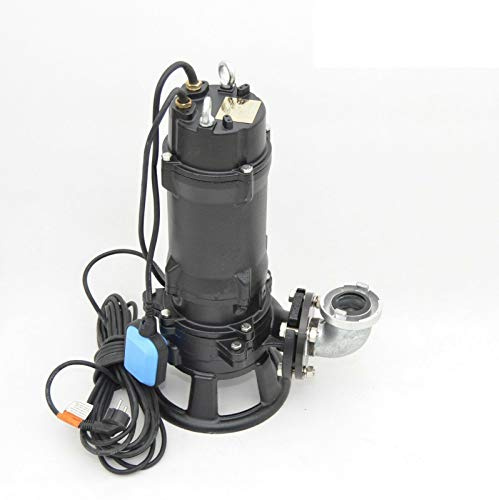 Profi Fäkalienpumpe Tauchpumpe Schmutzwasserpumpe 2 Tülle 1,5kW Cutter 600l/min