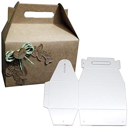 SpirWoRchlan Stanzschablonen, Bonbon-Geschenk-Box, Metall-Stanzformen, DIY, Scrapbooking, Papierkarten, Stanzschablone, Geschenke