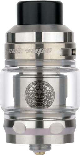 GeekVape Z Sub Ohm Tank Vaporizador, 26 mm, 5.0 ml, color plata, sin nicotina
