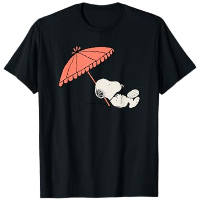 Peanuts Regenschirm entspannen T-Shirt