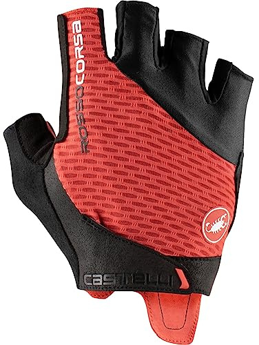 castelli 4521024 ROSSO CORSA PRO V HANDSKE herrhandskar röd M