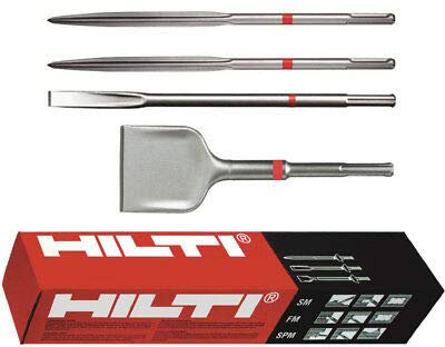 Hilti TE-CX (TE-CP), set di scalpelli, SDS Plus, lunghezza 250 mm, 4 pezzi, punta altamente legata #282313